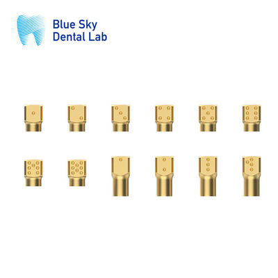 Buy CAD Multiple Implant Scan Body Vacuum Gold Plating Dental Scan Bodies online manufacture