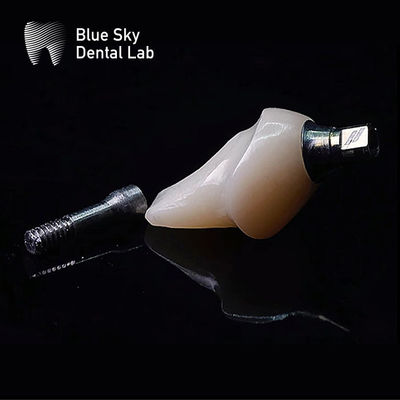 Hypoallergenic Titanium Implant With Zirconia Abutment Blue Sky Implant System